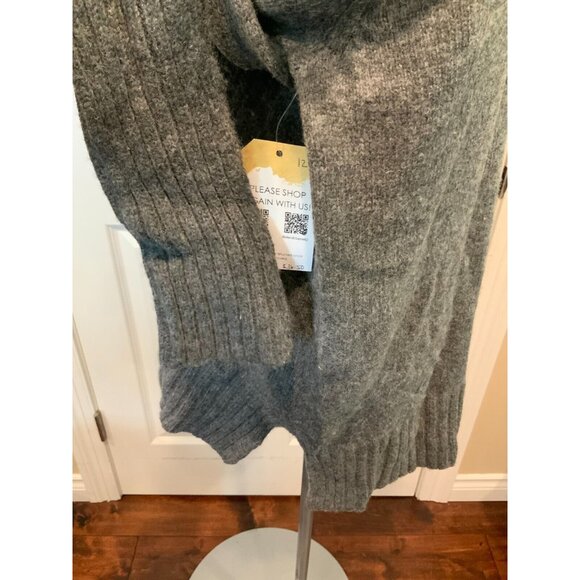 Moth Anthropologie Gray Wool Turtleneck Sweater, Size XXS - Picture 5 of 9